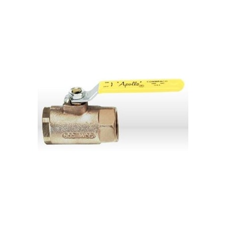 Apollo Valves Ball Valve, 1in. NPT BRZ SP 70-105-01